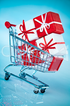 shopping cart ahd gift