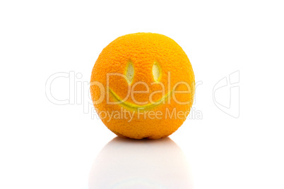 sweet orange on white