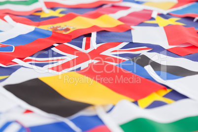 Several country flags