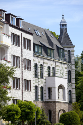 Jugendstilfassade in Kiel, Deutschland