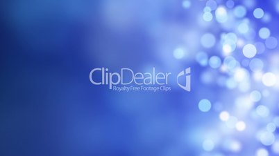 loopable abstract background blue bokeh circles