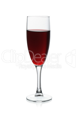 glass with red vine