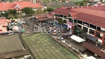 Laotischer Marktplatz