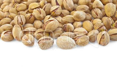 Pistachios on the table