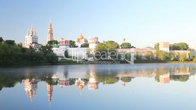 Novodevichy Convent during sunrise time