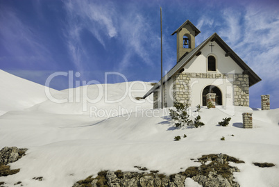 Small Church on Dolomites