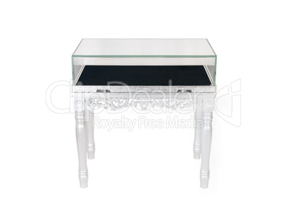 silver display table