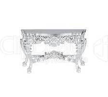 silver table