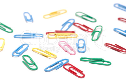 Several paperclip