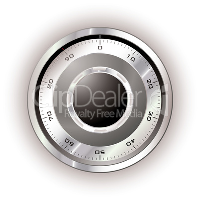 Safe dial white