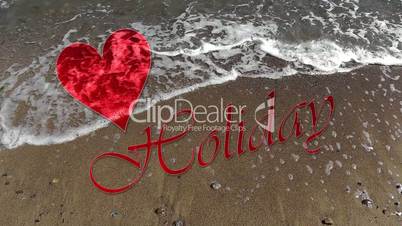 Heart - Holiday - beach