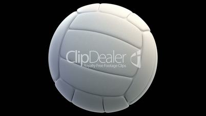 Loopable rotating volley ball with alpha channel