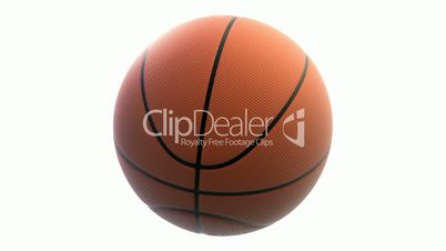 Loopable rotating basket ball with alpha channel