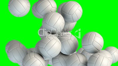 Volley balls transition effect