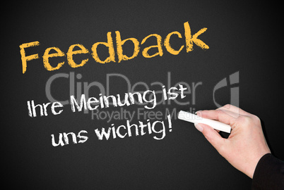 Feedback - Ihre Meinung ist uns wichtig !