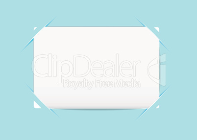 Business card blue holder