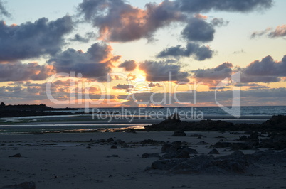 Sonnenuntergang am Meer