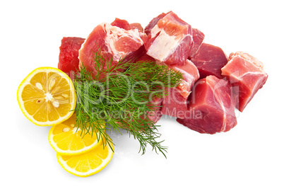 Pork with lemon and dill