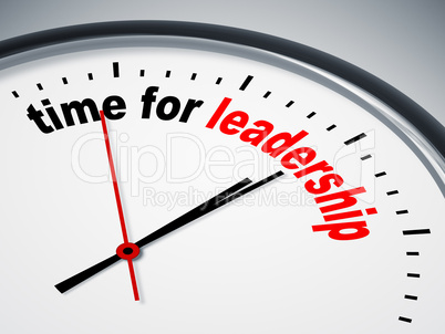 time for leadership