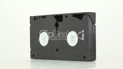 A rotating video tape
