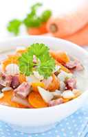 frischer Möhreneintopf / fresh carrot stew