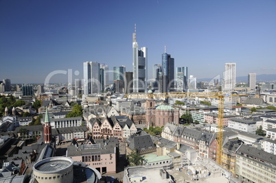 Skyline in Frankfurt