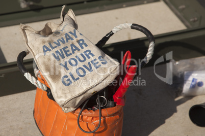 Always Wear Your Gloves Electricians Work Bag