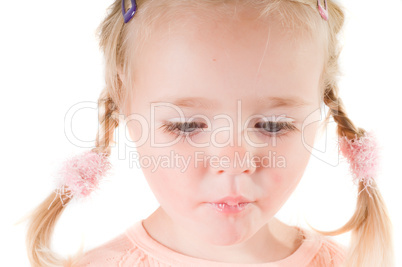 Toddler in studio