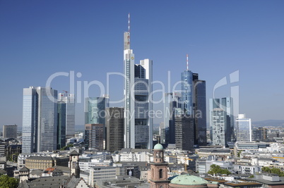 Skyline in Frankfurt