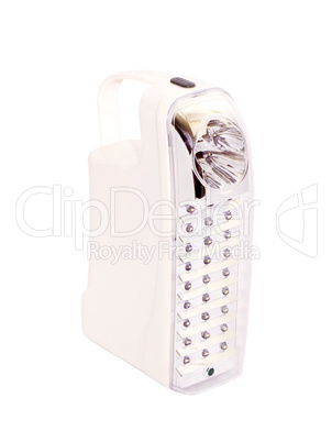 plastic white LED flashlight