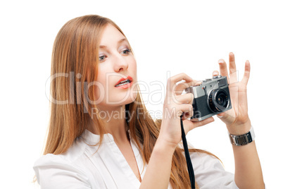 Beautiful Girl with the camera