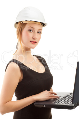 Engineer with laptop