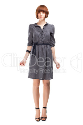 Full length portrait of a confident young female