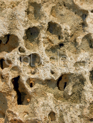 Limestone relief