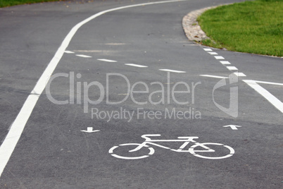 Bicycle roadsign