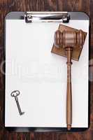 Gavel and Key