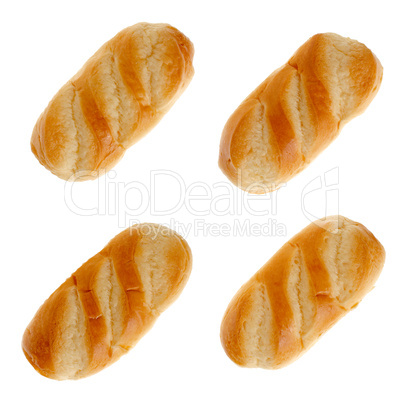 Set of four milk bread