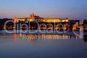 Prag Dom Nacht - Prague cathedral night 03