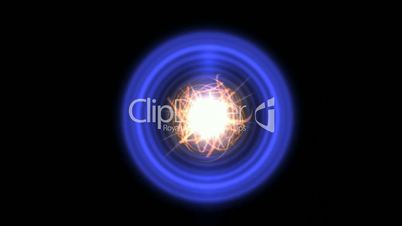 power electric shock storm and magnetic fields ball in space,energy fiber optic and Cable.