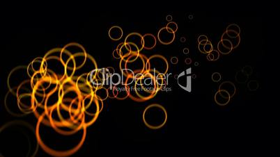 red flying bubble and round,halo light,disco neon,Flame aura.