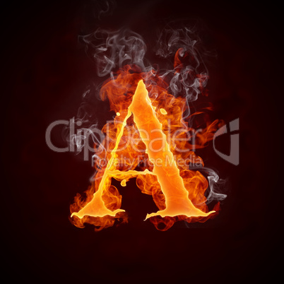 Fire Letters A-Z