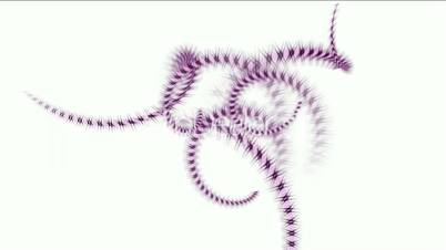 spiral invertebrates body and swirl stripe wire,DNA chain.