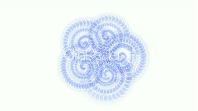 swirl flower pattern,circle shaped chains spring,flow snake totem and earthworm.