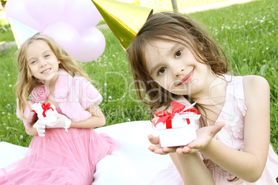 Children's Birthday Party outdoors