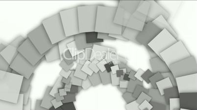 abstract rotation square paper,mechanic gear compass,computer tech web background.