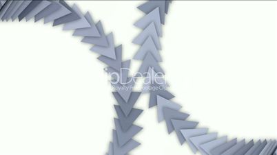 moving arrow and triangle cards array,business computer background.