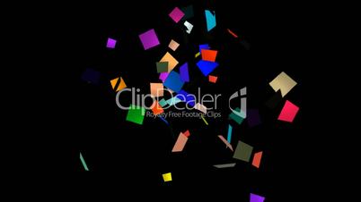 falling paper card scrap,explosion debris.