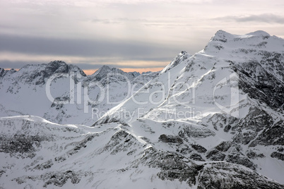 Mountains in winter
