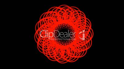 flower fancy coil and rotation magnetic wire,swirl fiber optic,tech web lines,tunnel hole.