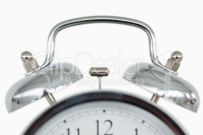 Close up of an old fashioned alarm clock